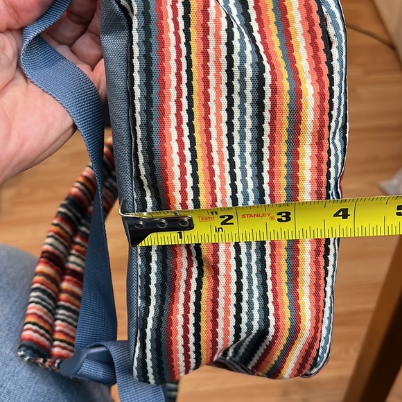 Roxy Always Core Backpack - Rio Red Zigzag Stripe - Picture 8 of 10